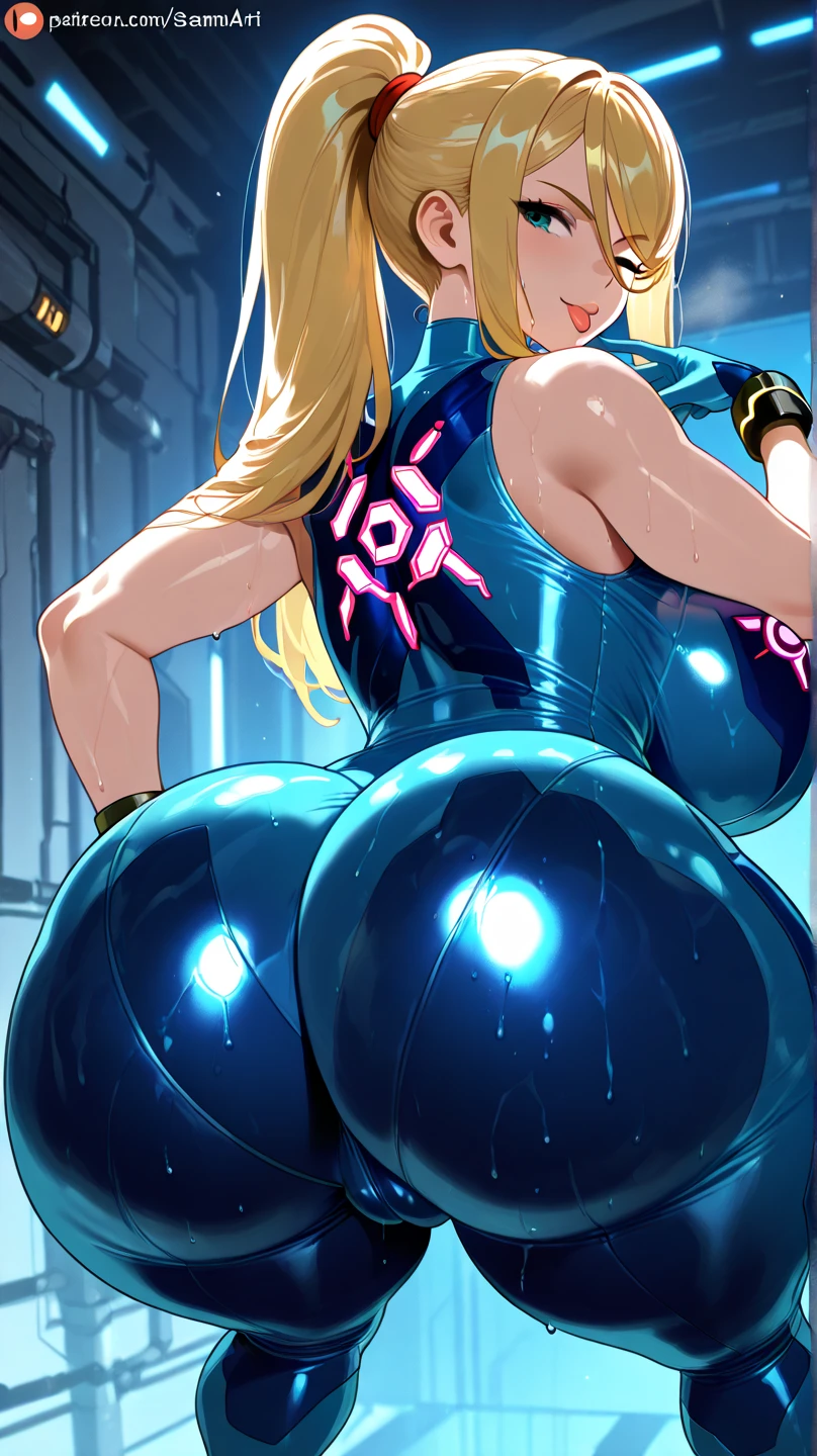 anime girl in a blue swimsuit with a whip around her waist, oppai, thicc, oppai proportions, is wearing a swimsuit, biomechanical oppai, oppai cyberpunk, monokini, swimsuit, full body portrait of a short!, fullbody commission for, seductive anime girl, , commission for high res