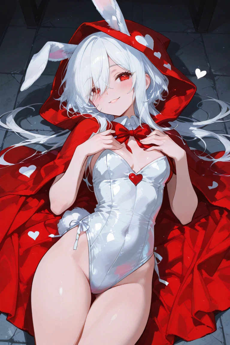 Rabbit ears，underdressing，Camel toe，shy，Red Eyes