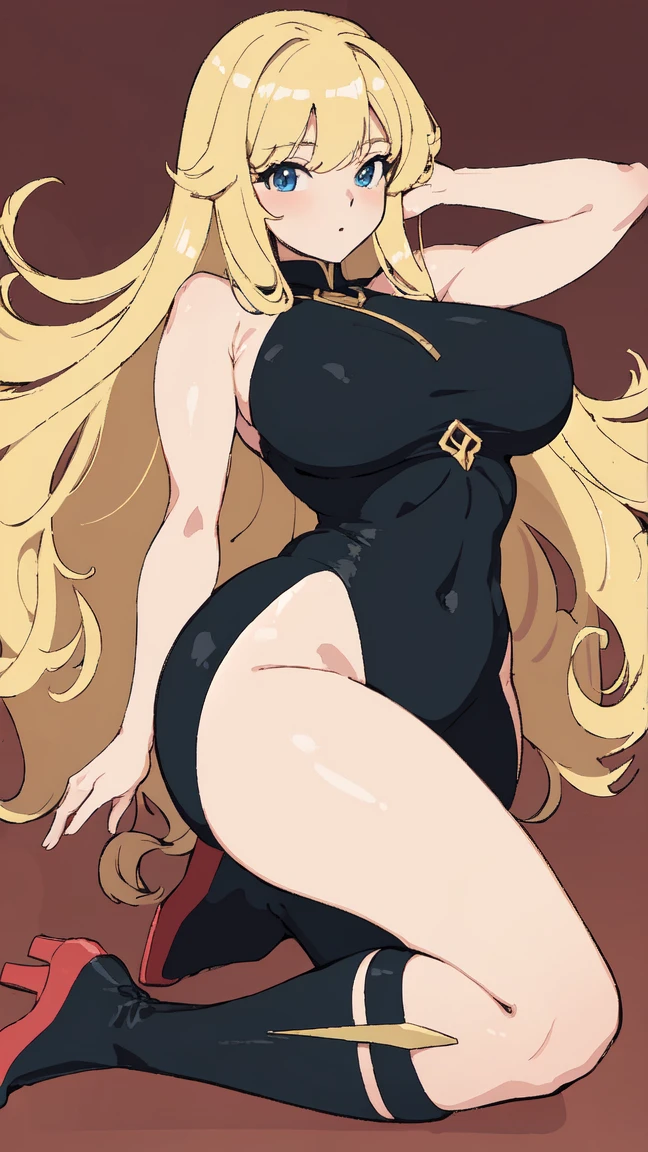 Masterpiece, Best quality, A high resolution, 1 girl, Side lighting, the wallpaper, Masterpiece, Best quality, A high resolution, Tsunade, Long tube black silk,onesie,lying on sofa,Holding a leather whip,raise leg,Beautiful brown eyes, Gorgeous lips,mediuml breasts,Be red in the face,Idiotic laughter,succubi