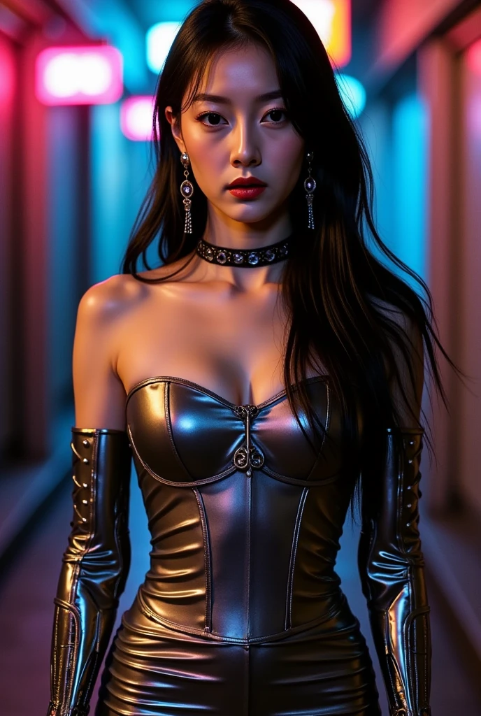 (masterpiece:1.3) , (perfect anatomy:1.2) , 32k UHD resolution, (best quality:1.2) , RAW, vibrant, (realistic photo:1.2) , (professional photography:1.2) , (highly details:1.2) , depth of field, (beautiful woman:1.2) , (Celestial Elegance Ensemble:1.2) , (Galactic-inspired Fabric Patterns:1.1) , (Starlight Sequin Embellishments:1.2) , (Extravagant Moonlit Train:1.1) , (Celestial Halo Headpiece:1.2) , (Ethereal Glow Fabric:1.1) , (Abstract Constellation Embroidery:1.1) , (Luxurious Nebula Palette:1.2) , (Stellar Runway Pose:1.1) , (Cosmic Atmosphere:1.2) , Korean fantasy. Make the backround look like the outer space.