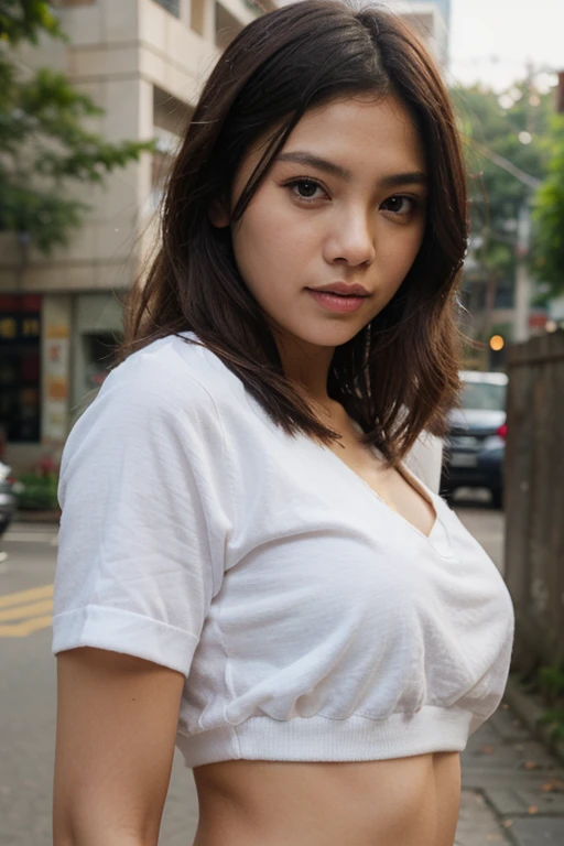 8k, best quality, Medium close-up, (white kebaya )、(luxury kebaya ),(top-quality,masterpiece:1.3,超A high resolution,),(ultra-detailliert,Caustics),(Photorealsitic:1.4,RAW shooting,)Ultra-realistic capture,A highly detailed,high-definition16K for human skin, Cute and lovely Indonesian girl, realistic, ultra detail, photo realistic, Increase quality,
standing in a garden with a scarf, garden, (puffed breast), (ample cleavage ), close-up shot,dark-haired, long hair, (depth of fields、chromatic abberation、Wide range of lighting、Natural Shading、)、(Exterior light at night:1.4)、(Hair swaying in the wind:1.2).