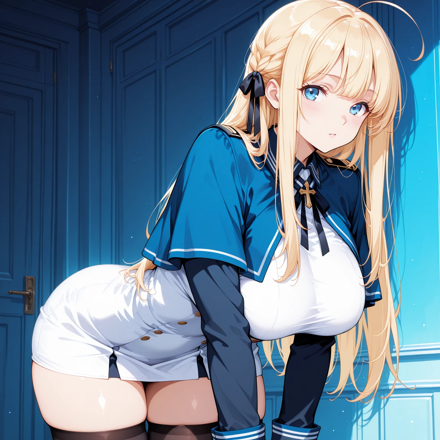 ultra-detailed,(best quality),((masterpiece)),(highres),original,extremely detailed 8K wallpaper,(an extremely delicate and beautiful),
anime,
Alice in Wonderland,1girl blonde straight hair serious stocking sit clocks ( manga-anime , gradient by Yuumei Victo Ngai),(((No Panties))), (((twat))), Open twat,(squatting on,spread legs), (((hair of pubis, Not safe for work))), pubisure, (top-less, small breasts, nipp), ((pussy juice, Sweat, Sweatdrop)), (((spread pussy,Not Safe for Work))), ((ure-thra)), urinates, anus, steam, ((arms behind back)),