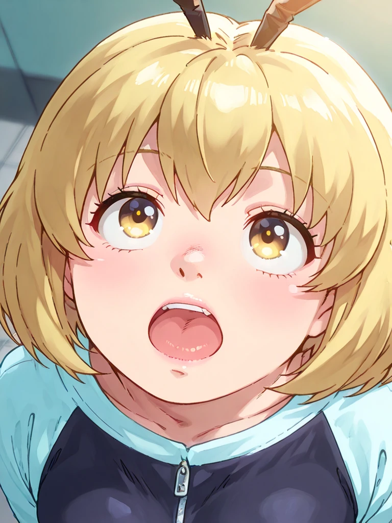 (1girl, 独奏:1.5), nakano, bangs, short hair, Blue eyes, hair between eyes, hair ribbon, hairband, orange hair, (green ribbon:1.5), nsfw , large breasts, nipple, crying, frozen, (Sweating profusely, Love juice, Wet Woman, female ejaculation) Naked, church, Wedding hall, 独奏, Peeing, lactation, projectile lactation