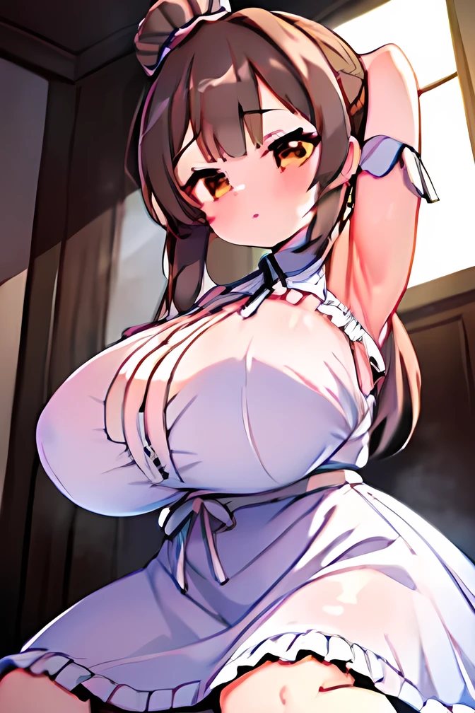 Katheryne,Genshin Impact,squatting on the ground,tmasterpiece,The kinky exposed ,(Surreal breasttremely full breasts)),((Super large)),Big breasts Thin waist,(((Extremely large breasts))),seductiv,High detail,hyper qualit,high resolution,8K,8k smooth,(reality: 1.2),(Highly realistic, Ultra-realistic, photograph realistic),(Realism: 1.2),Solo,(Perfect feminine curveig breasts:2),(Huge breasts:2),(gigantic cleavage breasts:2),(Large breasts:2),(Bare tits:1.4),(chiseled abs : 1.1),Nice strong legs,(Curvy:1.1),Narrow waist,(gigantic hip:1),(Thick thighs:1),(Thick legs:1)