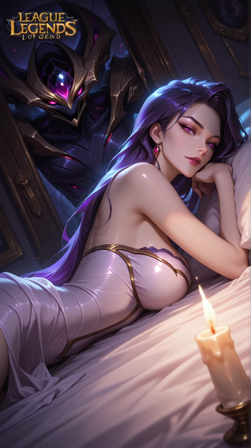 sex(1 boy, 1girl, open the thighs, nsfw), cure slave(magical girl, blue eye, purple hair, long straight hair, blue side line in dark purple dress, gold vertical line in black coat)