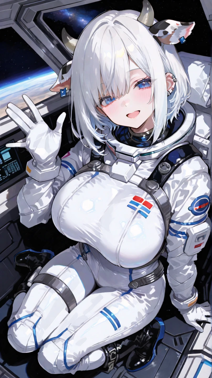 , (ugh, wtf do these buttons do:1.3), inside the (cockpit:1.7) of a (futuristic spaceship:1.1), , blush, futanari,sitting on a chair,, cum, {in heat , horny, in the laboratory, flask, chemicals, best quality, excellent quality, highly aesthetic, absurd, nuned) bubble helmet, space helmet, cum on penis,masturbation, fingering, female_masturbation, , ahegao, rolling eyes,saliva, drooling, , 1girl, solo,,cum cum on face, smile, (Spacesuit:1.15), white cargo pants, astronaut, (penis:1.2), cum on face