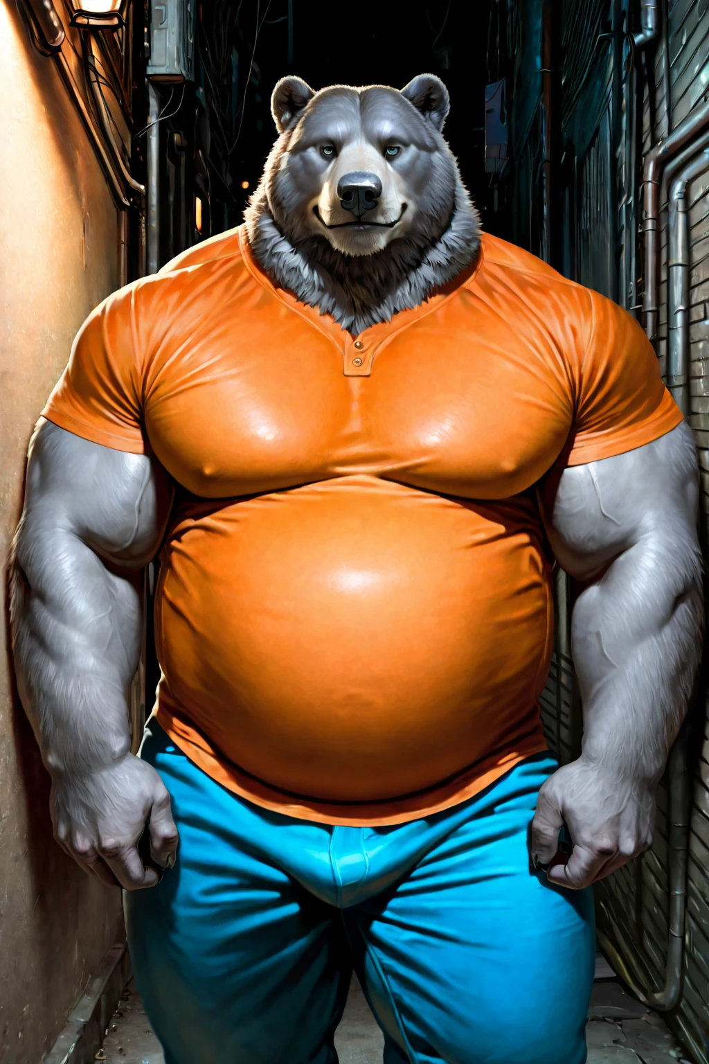 (by dramamine, by haps), mature male, eye scar, old chubby lion, (Brown fur:1.2),middle-age,((black short hair)),((facial beard)),(hi res, best quality, high quality, detailed, shaded, shading, masterpiece:1.2), detailed eyes, detailed clothing, smirk, seductive smile, hairy chest, glasses,inside office,(blue pattern boxers:1.4), (white Open shirt:1.5), (necktie removed),(black socks:1.2),Crie um Pokémon unity Lucario Pikachu,photograph of two bearded gypsy men prisoners, wet, sweaty, strong, chubby, hugging very closely, 31 anos de idade em shorts sujos rasgados e quebrados, protuberance, barba, in a dark prison , Dreadlocks, tatuagem, olhando um para o outro, grande , sujo, feio, beef neck, muscular, peito viril, Sem camisa, misery and poverty, fotorrealista, luz difusa, ultradetalhado, 32k, view from the floor just chubby, gordinho, coxas extremamente grossas, barriga grande, wearing only swimming trunks. Masturbando, erotic sex, sexo selvagem, sexo a dois, sexo anal, sexo oral, parceiros em ato sexual. Pornografia, varied photography angles