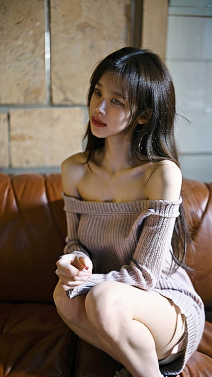 I am a 22 year old teenage girl, slightly large hips, long straight hair, ((hair detail)) (face detail), round face, smiling, masterpiece, high resolution, ((skin detail)), (face detail), (hair detail)), big , innocent girl, face, soft girl, beautiful breasts, pale skin, realistic lighting, (((Off-the-shoulder clothing))), (casual wear), cute hair accesories, show cleavage, (wearing a oversize tshirt), Ultra HD, ultra realistic, FHD,