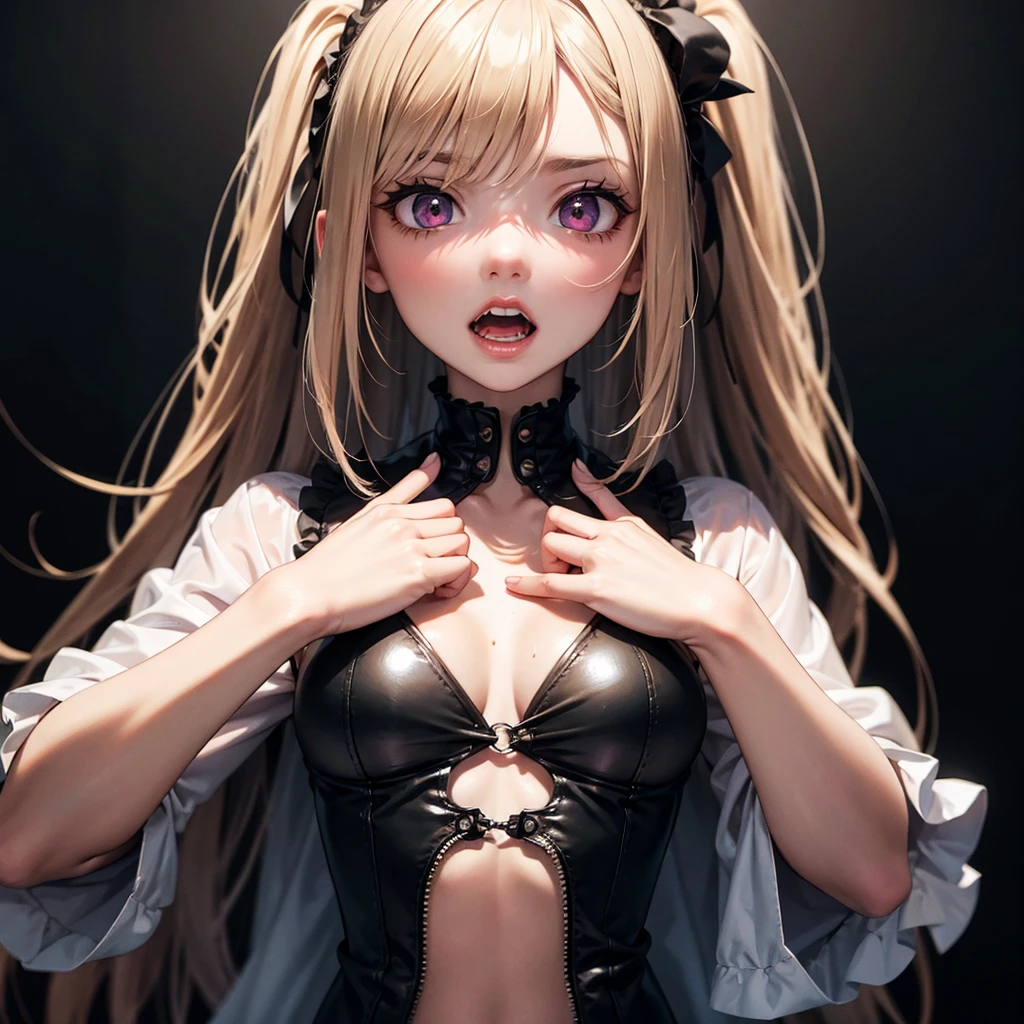 (NSFW1.5),( Anime girl with twin tail hair, artwork in the style of guweiz, photorealistic anime girl render, photorealistic anime, Hyper realistic anime, Anime. Soft lighting, soft portrait shot 8 k, Realistic anime art style, 3 d anime realistic, in 8K, Anime Realism Style, kawaii realistic portrait, Beautiful anime portraits、Wear Gothic clothes、(twin-tail hair),(Blonde 1.2),(Shaved crotch model appreciation 2.0),(prostitution),(15 years old shaved ),(hairless crotch 2.0),(frilld),(Thin suspenders),(Piercing nipples&Thin suspenders , Forced climax),( sheer suspender orifice),(Soup),(Thin suspenders 2.0),(sexy goth loli dress&purple lingeries),(Purple bra),(Acme face with loli face 1.5),｛｛(LOVE-Ru Darkness) /Golden Darkness )｝｝,(Open mouth acme face 1.2),(Female brat face),(perfect loli face),(Lewd chair),( Chair),( Dungeon),( female brat orgasm),(Maid Katyusha),(Perfect top quality blue eyes),(Creampie vagina appreciation model:1.5)