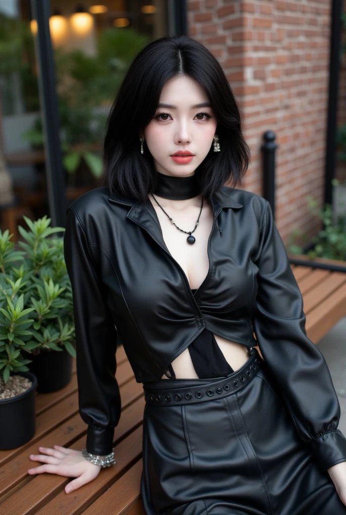 masterpiece, best quality, realistic, 8k, official art, cinematic light, ultra high res, 1girl, standing, day, sunlight, light on face, Pipe,jewelry , Slicked-back, Wearing all-black with a pop of color, The Crown of Thorns, telephoto lens
<lora:JPfilmColor_Heavy_grain:0.5> <lora:lowra_v10:0.5>,