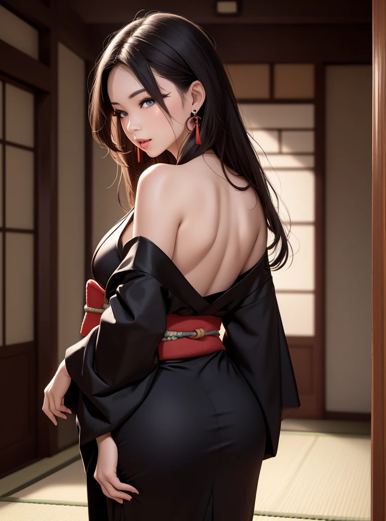 (((NSFW1.5)))，(unparalleled masterpiece, side light, fine and beautiful eyes: 1.2), 1 girl.alone,Hanfu,Chinese service,(back side:1.2),photograph, masterpiece, photorealism,highest quality, ultra high resolution, student photography, photograph, Professional, amazing details, colorful, surrealism, masterpiece, highest quality, HDR, point of view, highest quality, sharp focus, digital art rendering, 8K,