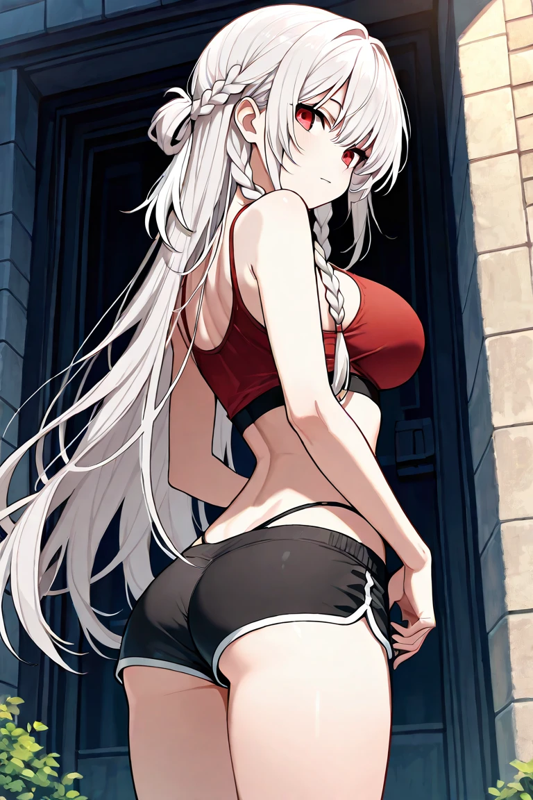Adult women, Animal ears, 28 years old, women in her 20s, wearing hakama, perfect anatomy perfect figure, perfect ass, perfect anatomy