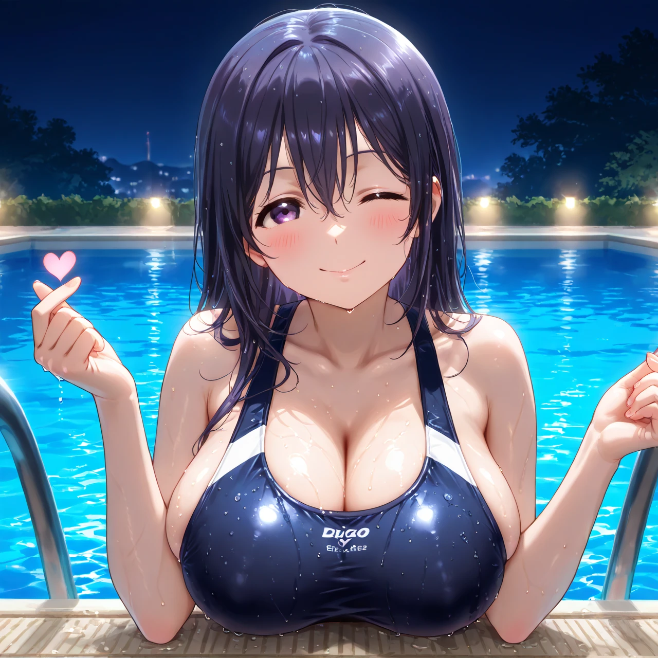 (masterpiece, Highest quality, Super detailed, Best Shadow)、1 Girl、hot spring、naked、towel、Embarrassing、blush、Cleavage