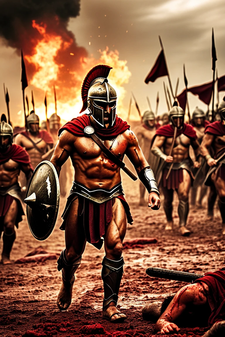 In the epic film "300," a visually stunning masterpiece directed by Zack Snyder, one of the most breathtaking scenes unfolds as King Leonidas and his Spartan warriors face the relentless Persian army at the Battle of Thermopylae. The best scene captures the intense clash of swords and shields, with the cinematography showcasing the raw power and unwavering determination of the Spartans. The dynamic choreography, coupled with seamless CGI, brings the ancient battlefield to life with unparalleled realism, immersing the audience in a visceral and awe-inspiring cinematic experience.