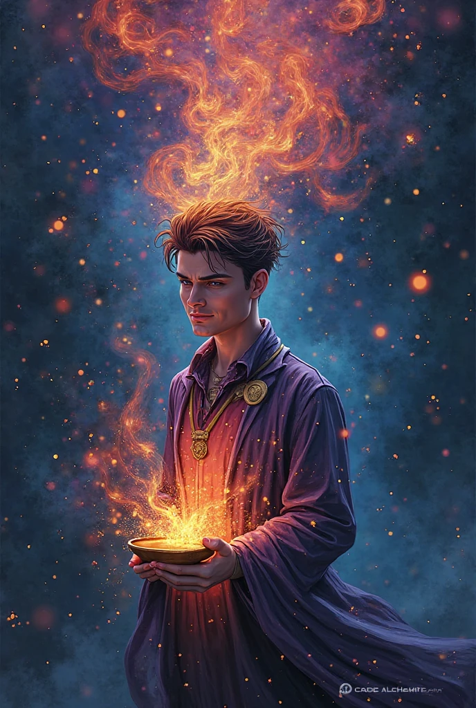 <lora:ChocolateWetStyle:0.7>ChocolateWetStyle (style-swirlmagic:1.0), solo, upper body, looking away, detailed background, detailed face, intricate details, (renaissance theme:1.1) scribe sitting at desk, reading, surrounded by swirling magical symbols, runes, abacus, ledger, cryptic device, magic aura, ancient magic, knowledge, thought, library in background, mysterious atmosphere,, (Masterpiece:1.3) (best quality:1.2) (high quality:1.1)