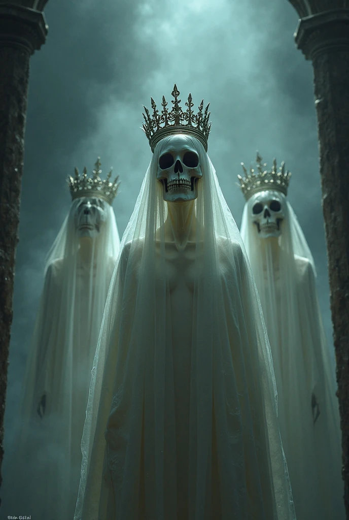 translucent ectoplasm lich in dungeon, masterpiece, best quality, photograph, dreamlike, face focus, intricate details, sharp focus, photography, photorealism, photorealistic, 8k, soft focus, glowing eyes, volumetric light, misty, horror,