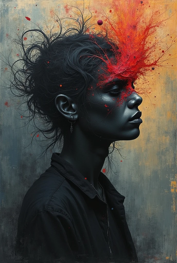 make an image about bipolar depressive disorder