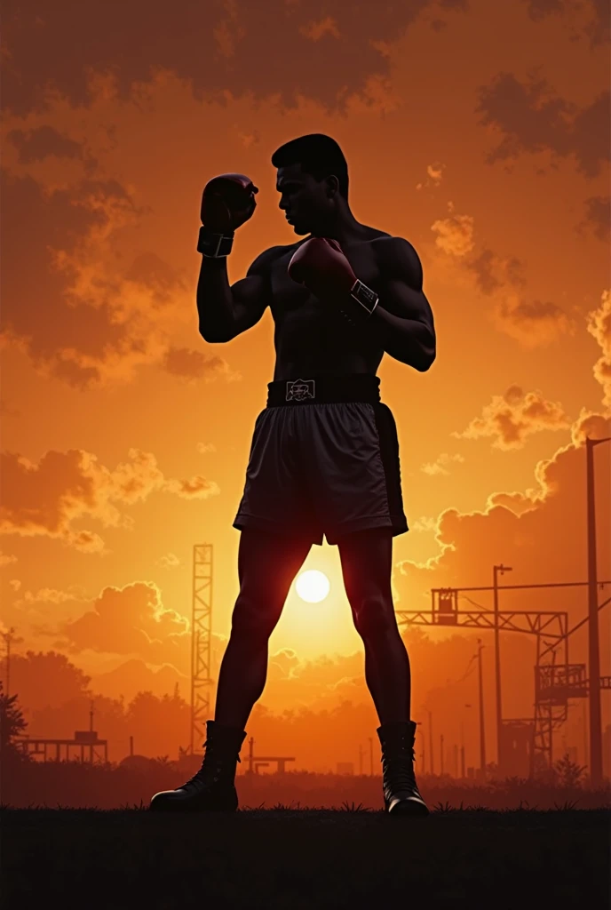 Poster about boxing, artist, and architect