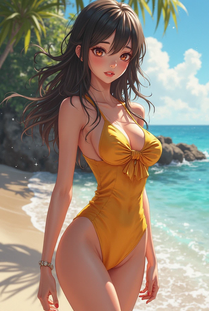 girl、huge tit、
