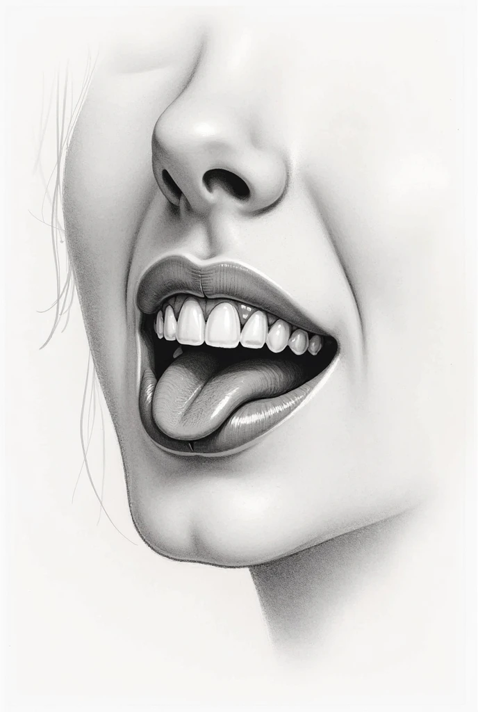 arafed woman getting her teeth checked by a dentist, Very sophisticated back mouse, Drooling、Bare your teeth, Smaller mouth, Delicate jaws, Small chin, Underbite, Hinged Jaw, dentist, The taste is simple and delicious, Biomechanical open chewing mouth, Little smiles and big smiles, An unpleasant crooked smile, A kind smile, Please open your mouth wide, Mouth Details, Straight Joe