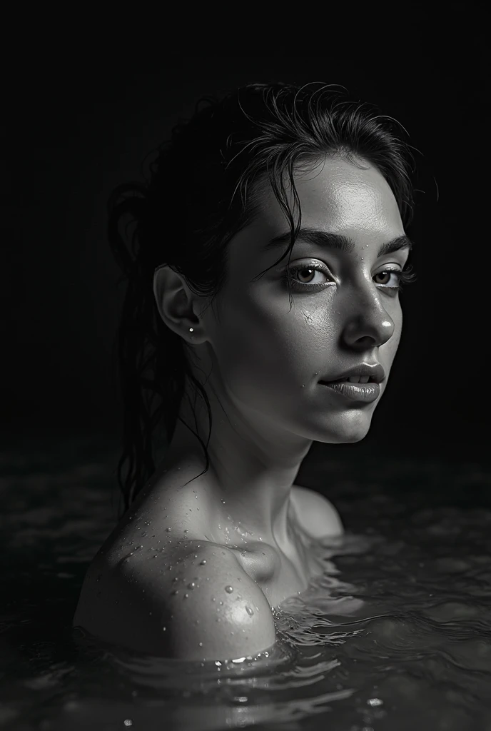 Photo, (sharp focus:1.2), attractive young woman, (beautiful face:1.1), detailed eyes, (smile:0.7), (body freckles:0.9), (medium breasts:0.8), (toned body:1.2), shiny (brown hair:1.1), wearing (sundress:1.2). depth of field. 4K, HDR. by (James C. Christensen:1.2|Jeremy Lipking:1.1).dark heavymetal