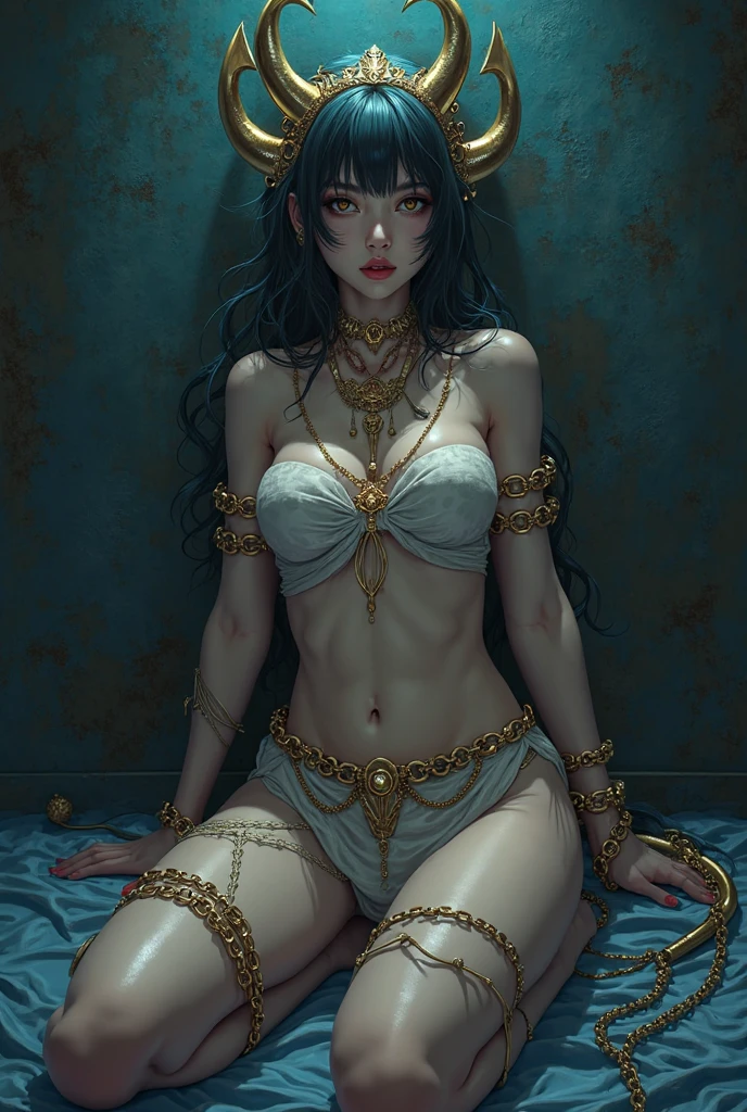 beautiful alluring african voodoo priestess, dark skin, skeleton bodypaint, bone and feather ornaments, inside a pit filled with skulls, voodoo theme, Ominous Gothic Theme, Fiverr Dnd Character, Octane Render, Digital Art, Extreme Detail, 4k, Ultra Hd, Polished, Beautiful, Hyperdetailed, Intricate, Elaborate, Meticulous, Photorealistic, Sharp Focus, Wlop, Character Design, Unreal Engine, 3d Rendered, Volumetric Lighting, Reflections, Glossy, Digital Illustration, Pose, Suggestive Pose, Lewd, Full Body Shot, anatomically correct, naked, visible nipples, puffy vagina, pierced , perky breasts, squatting, pierced nipples, bone nipple rings, bone nipple chains 💖❤💕💋❣