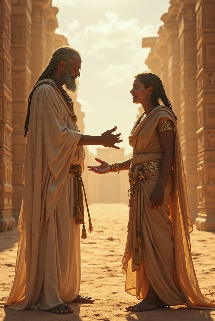 Sirian philosopher wants to engage his disciple but is rejected by Edesia Greek woman 
