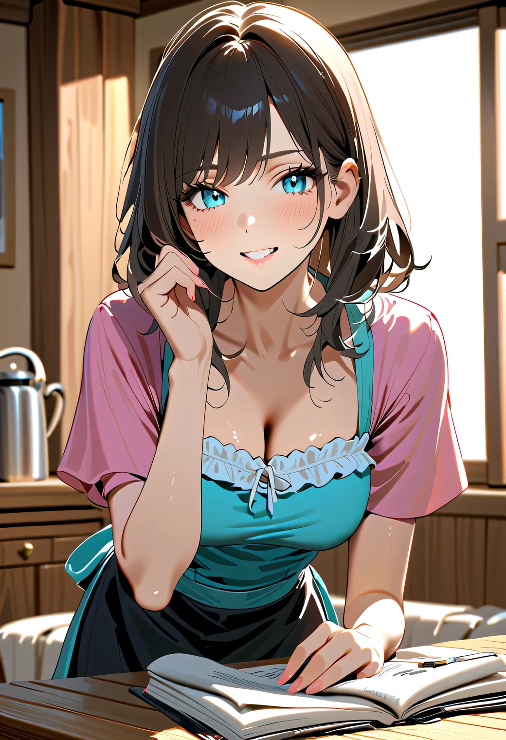 as a housewife　