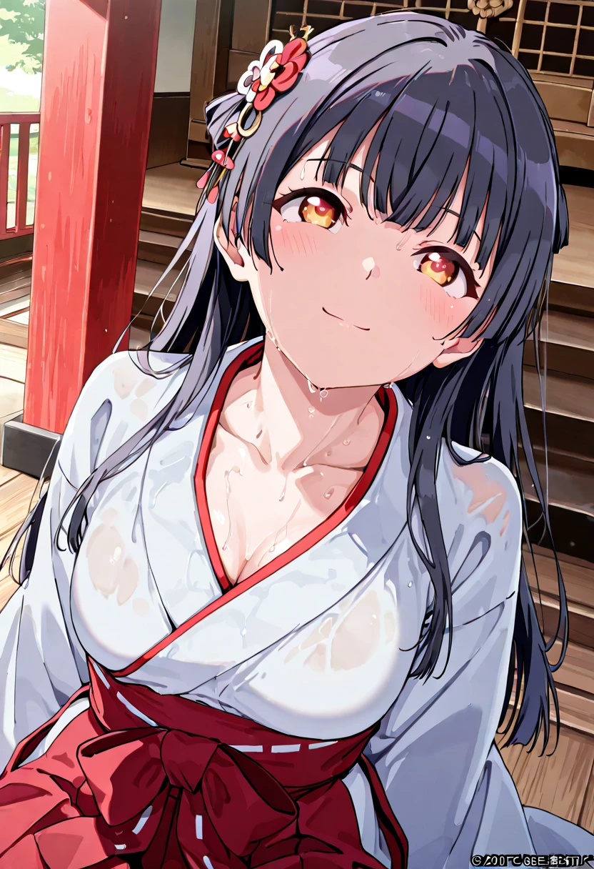 1 boy, a boy is grabbing girl’s breasts from behind、head shot、Nipples、Zashiki-warashi Japanese style、Shoji screen、tatami、Haunted House、darkness、Late Night、kimono、Bob、Girl、Girl、Younger、Baby Face、flat chest、Black Long Hair、Dynamic Angle、Glaring、Eyes open、Flower Hair Ornaments