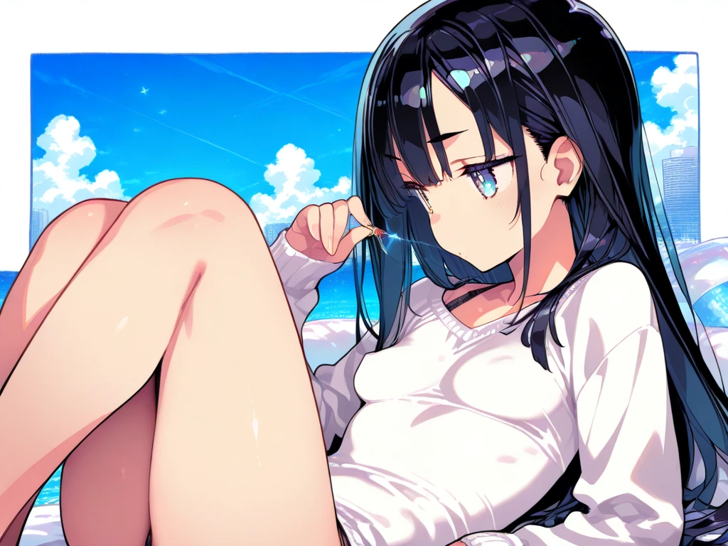 (masterpiece, best quality),nsfw,
1girl, (1man,hetero:1.3), vaginal sex, sex from behind, doggystyle, standing, (bent over:1.1), (spread legs:1.2), looking back, lower body, (backshot:1.3),from behind, arm support, ass, top down bottom up, from below,(upside-down:1.1), head between legs, symmetry, man on top
BREAK girl, 15 yo, (loli:1.4), (huge breasts:1.2), hanging breasts, black hair, ( long hair:1.2), (hair between eyes:0.5), (straight hair:1.3), grey eyes, ultra detailed eyes, (tareme:1.3),
ahegao,heavy breathing, sweat,
BREAK completely nude, pussy,nipples, barefoot
BREAK beach, outdoors, sky,sea piledriver \(sex\),