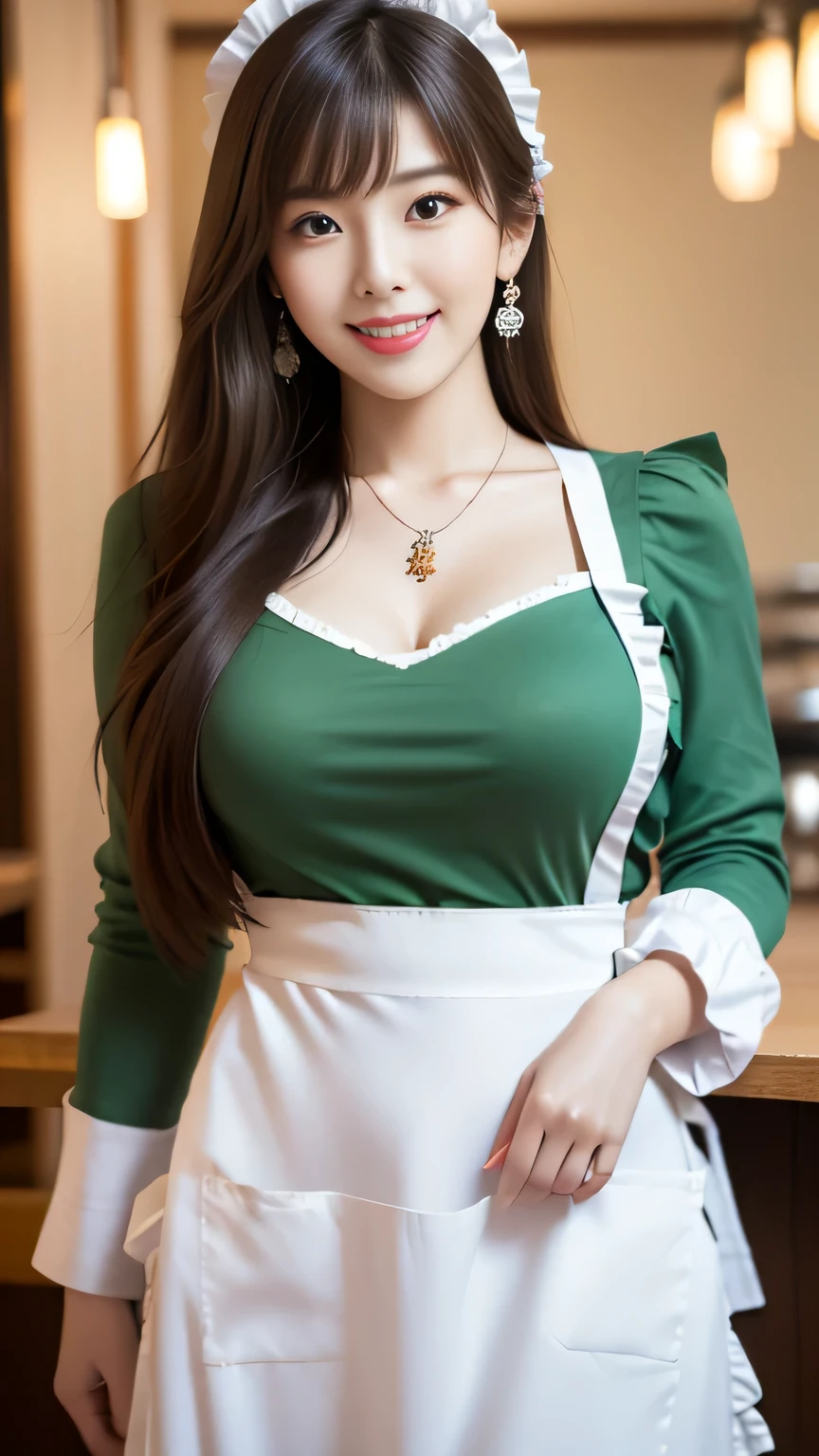 (Bursting Busty:1.1),Mature Woman,Clothing,Décolletage,Off the shoulder,Glossy skin,Moisturized lips,Realistic Face,Asia,garter belt,(Dirndl 1.1)