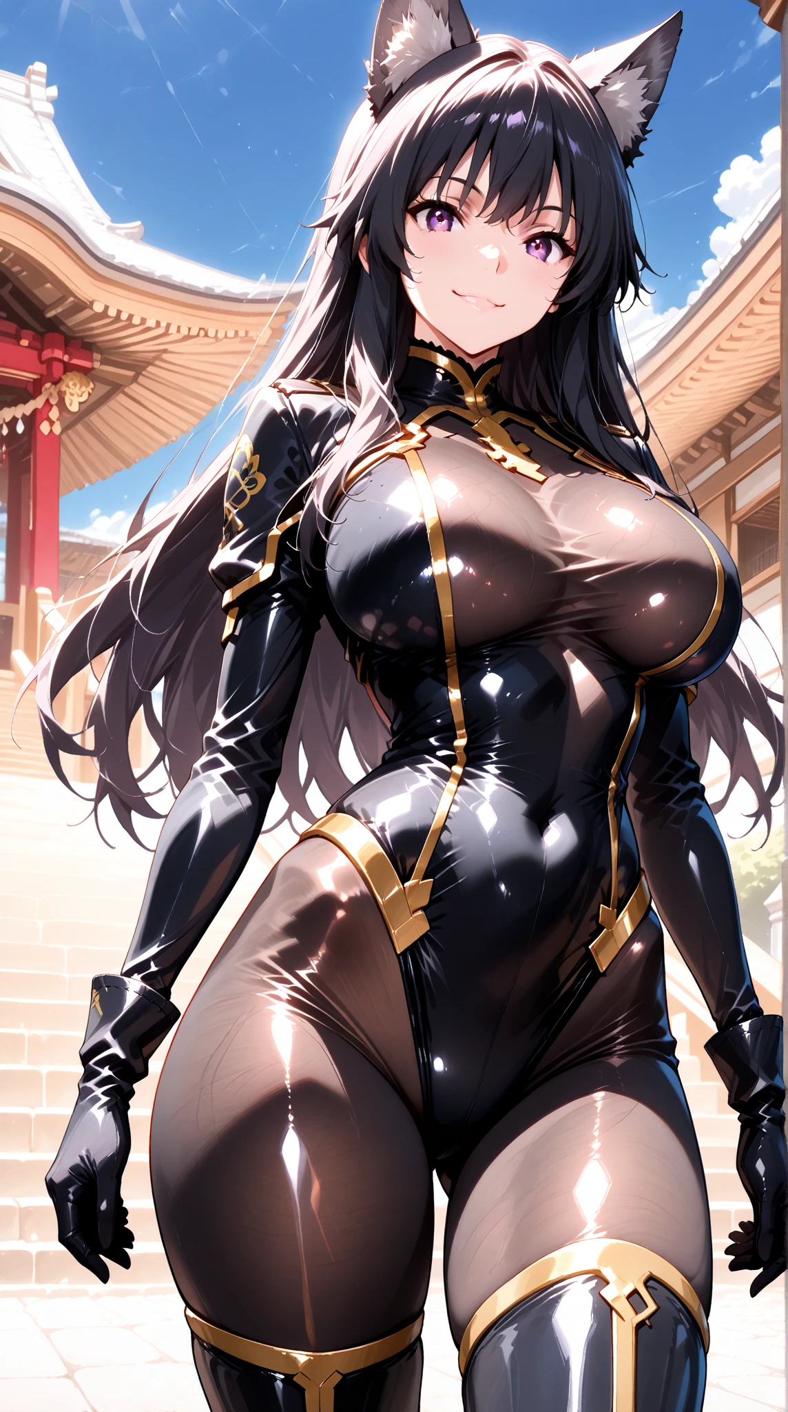 best quality, official art, masterpiece, textile shading, HDR, very detailed, colorful, best details, fantasy, battle suit, Yuki Mori:1.5, 1 female, 25 years old, gold hair, long hair, curly hair, best quality, official art, masterpiece, textile shading, HDR, very detailed, colorful, best details, fantasy, battle suit,1 female, 25 years old, standing on stairs, a castle town with an old castle view, sunny, random hair, big breast, skinny, Surrounded by a large crowd:1.9, Confetti flutters, Blessed, Being welcomed:1.5, cameltoe:1.3, ground level shot:,