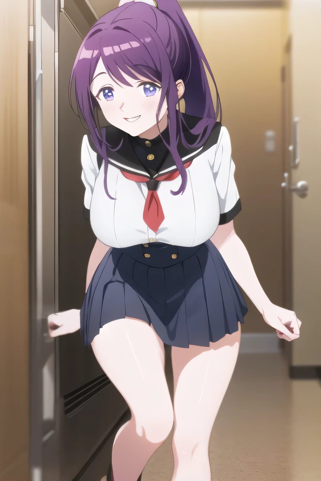 high school girl s old Undressing Hola, See-through uniform No underwear、
