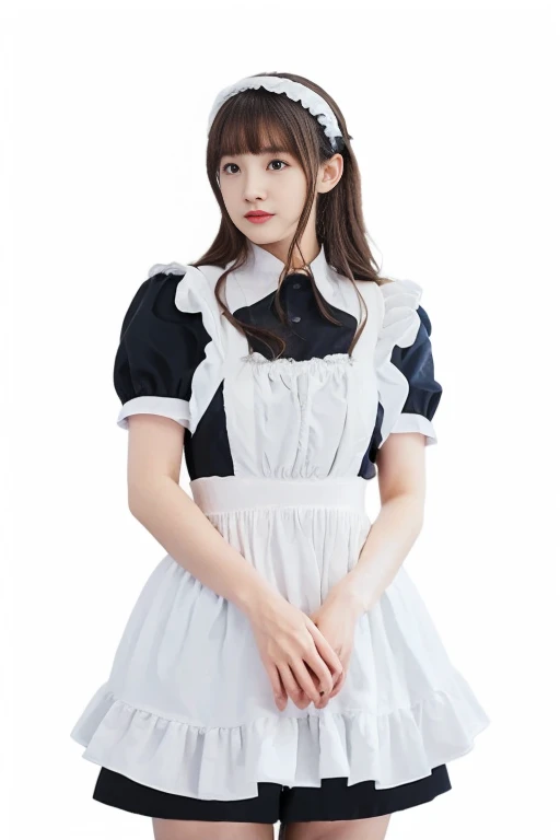 Girl, Lady, Fluttery Skirt, Whole Body, Baby Face, Lolita, Furifuri, Maid