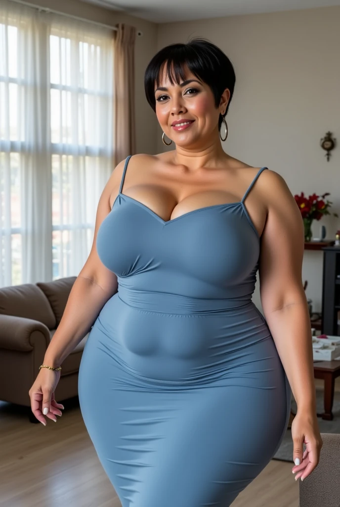 RAW PHOTO, her name is Alejandra, high quality, 1 old woman, ((58-year-old plus sized body latina woman)), (((58 years old))), ((plus sized)), ((chubby body)), ((wrinkled body)), (((old body))), ((long hair)), wearing stylish fashionable office wear different colored, POSE: dynamic pose, BREAK, BACKGROUND: indoor: film grain