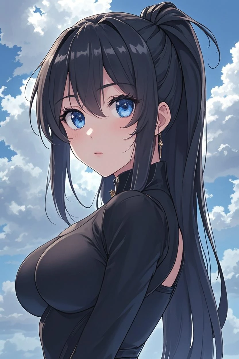 masterpiece, highest quality,健全なphotograph、 One Girl, View your audience, Small waist, RAWphotograph,Surrounded by monsters(landscape) 、Ultra-realistic, High resolution, photograph, Sharp focus, Most detailed, Very detailed, Very detailed, In detail, Very detailed目と顔、Idol、Thin thighs, beautiful girl,View your audience, Small waist,Symmetrical face, whole body、No sleeve、witch、Slit Skirt、Cleavage、Large Breasts、Long Hair、Slightly visible thighs、美しいCleavage、Shaking breasts、Lightly angry