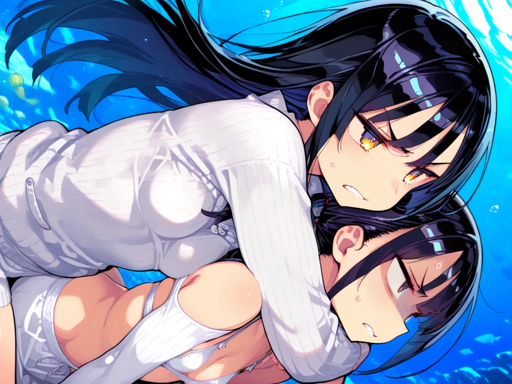 NSFW,masterpiece,Highest quality,High resolution,Super detailed,Yukinoshita Yukino\(My Youth Romantic Comedy is Wrong as Expected\),Black Hair,Long Hair,Light blue eyes,High quality sexy micro bikini,Halter neck,Cat ears headband,Small breasts,Face in love,Embarrassed,blush,(Ahegao),Pool at night,Beach parasol,(Big man),Pick up a girl,Cat Pose,Spread your legs,Erect nipples,(Squirting),Spectacle,(Sex slave),(Having sex),Insert,Creampie,From the side