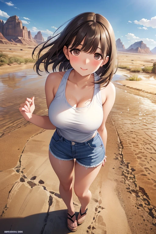 work of art, best qualityer, 1 girls,16 yrs old, See spectators from the front, High definition, slightly-smile, huge boobies, neckleace, under , pantyhose cloth, , tiny body, under neckleace, downward gaze, Broad Hips, on his knees, nun, at beach, humida,