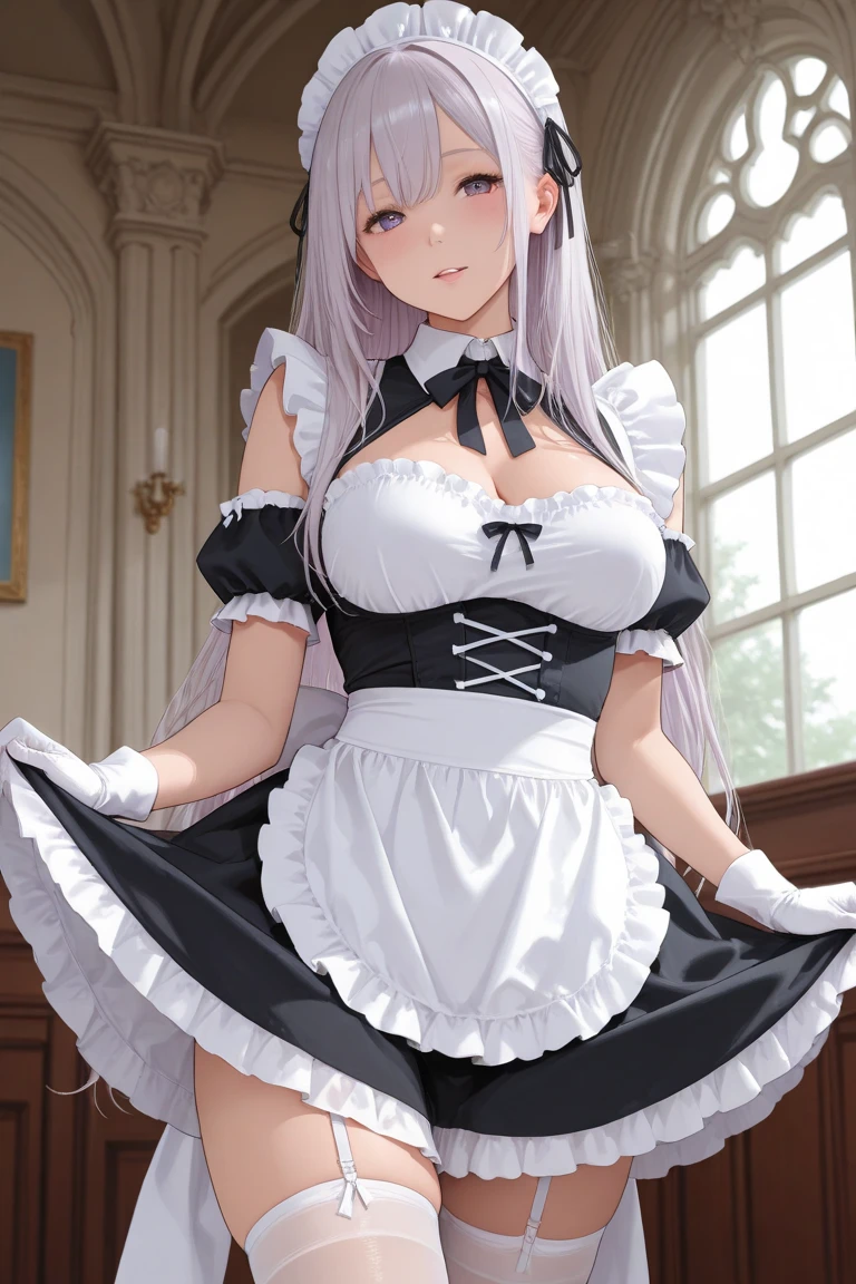 pieces fly、masterpiece、highest quality、Super detailed、High resolution、High resolution、8K portrait、Unity 8k壁紙のHigh resolutionCG、unity 8k wallpaper、cute type little:1.5、upon:1.5、Highly detailed CG unity 8k wallpaper、realistic、real person、cute type little、 portrait photography、shiny skin、High resolution、(16 years old:1.2)、(1 girl)、beautiful clear eyes、very detailed explanation、delicate face、nice lips、slender body、Same with big breasts thin waist、thin legs、(Inside the castle:1.6)、1 girl, cute type, perfect face, seriously, (blush:1.5),((There are a lot of people nearby:1.4))Same with big breasts,((Maid clothes in :1.2)),(((clothing lift:1.5))), (((I have nipples))), Detailed description vagina,show vagina,spread legs,spread ,((cum in vaginas:1.2))、(change:1.2)