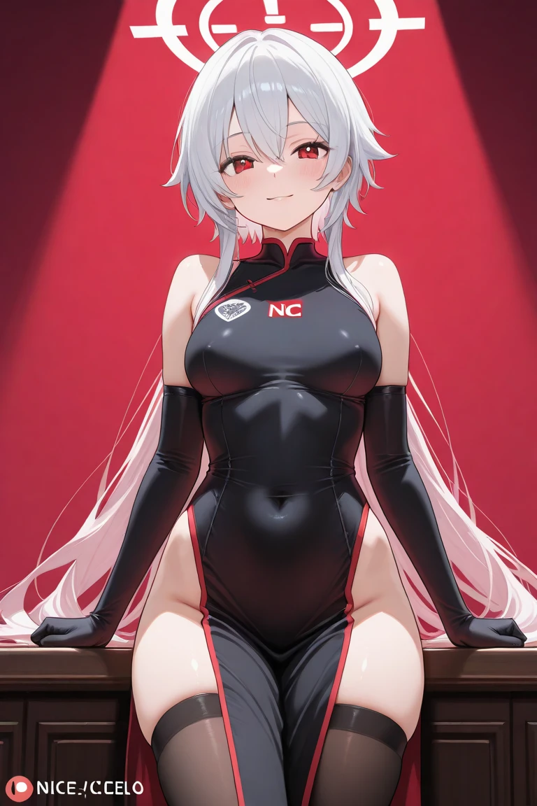 top-quality、Top image quality、in 8K,4K,​masterpiece、(NSFW:1.1)、ultra-detailliert、Beautiful、ultra-quality、adult-like、Cool、girl with(((18year old、Pitchy rubber suit:1.4、Skin shiny with sweat:1.1、Bust 78、silber hair、a short bob、Red Eyes、erotick:1.4、an ecstatic look on one's face)))、Raise your arms to show your armpits、hiquality、visualart、Background with((underground room:1.3))、masutepiece