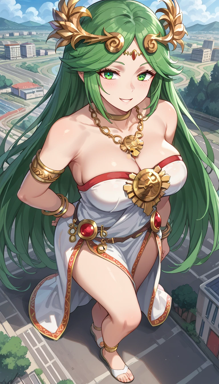 masterpiece, best quality, highres, 1girl, solo, long hair, ((large breasts)), looking at viewer, bangs, blue eyes, large breasts, dress, lie on back, bed sheets, cleavage, jewelry, swimsuit, braid, bikini, sweat, earrings, green hair, blunt bangs, bracelet, night, white bikini, (((hands tied behind))), ((arms behind back)), ((closed one eye)), ((blush)), scowl, shy,