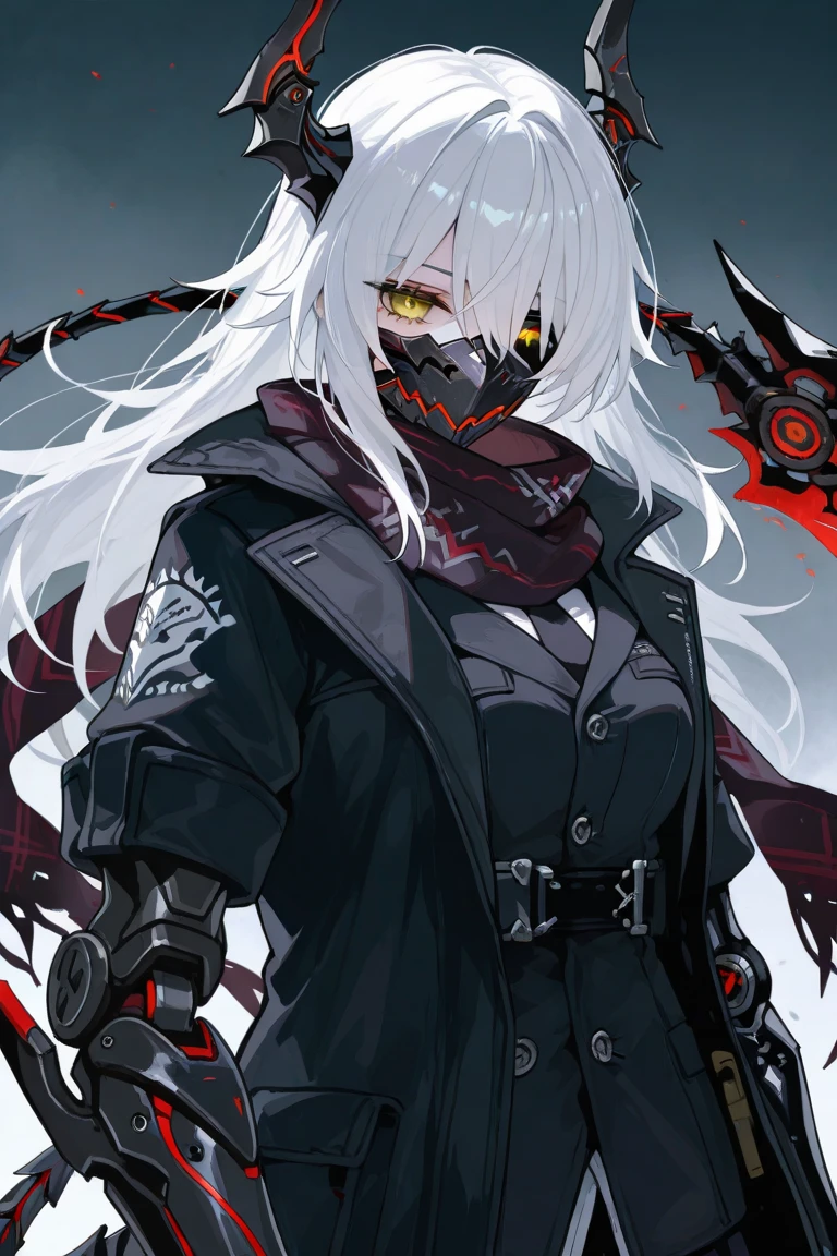 8k, anime, portrait, best quality, ultra high res, ultra detailed, high contrast color tone, extremely detailed lighting, cinematic lighting, soft lights, (masterpiece, high quality:1.4), (kaneki ken, white hair, red and black eye, mask | teeth, blood eyes, black jacket, scorpio tentacles), blood, ((full body)), (dynamic pose), black background, thrilling, action packed posting, posting for the pictures