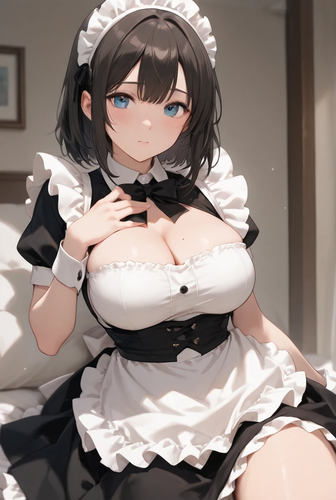 lady, big breast, gentle,