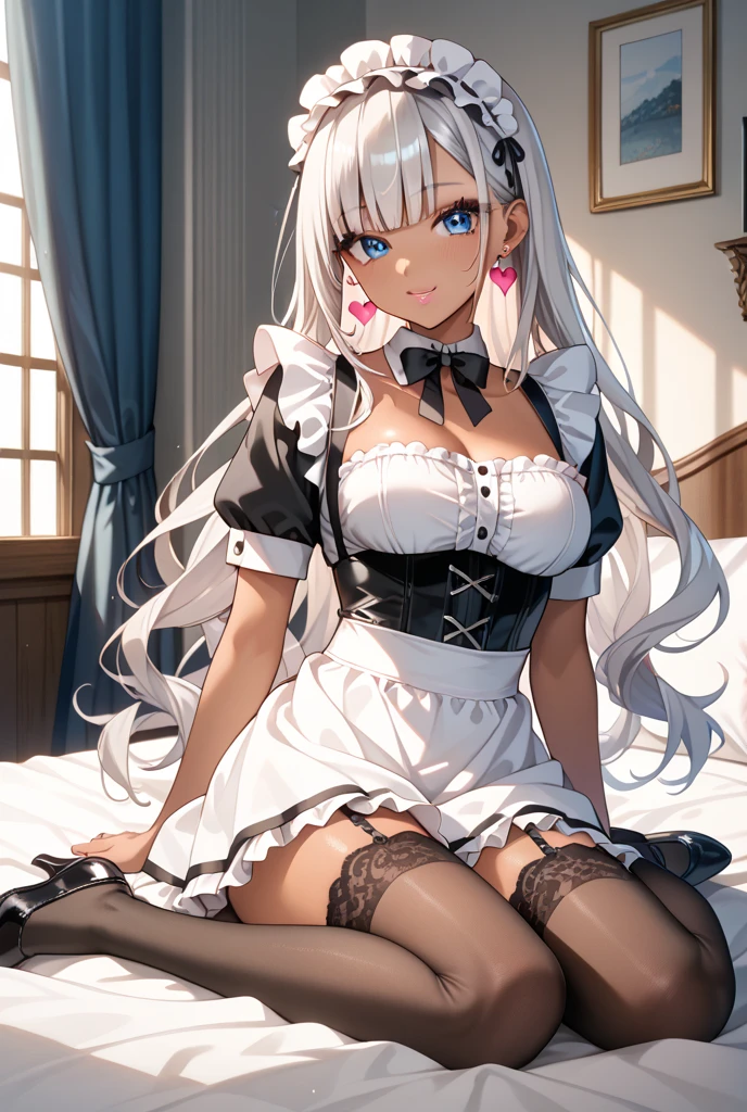 Maid seducing her master