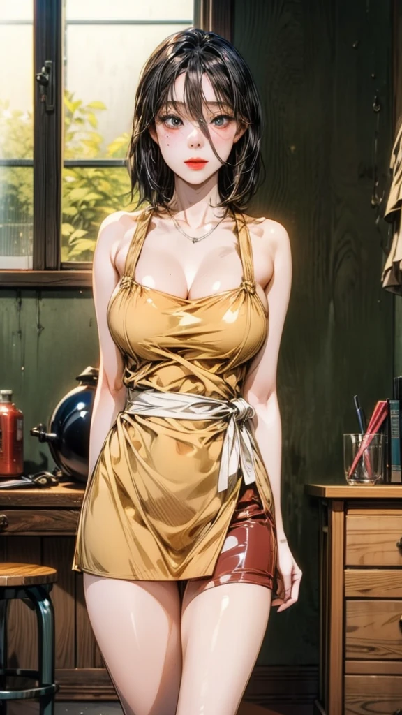 (Obra maestra, mejor calidad, Muy detallado, tendencia en artstation,intrincado), ojos detallados, (faye san valentin, cabello purpura, vestido ?????),