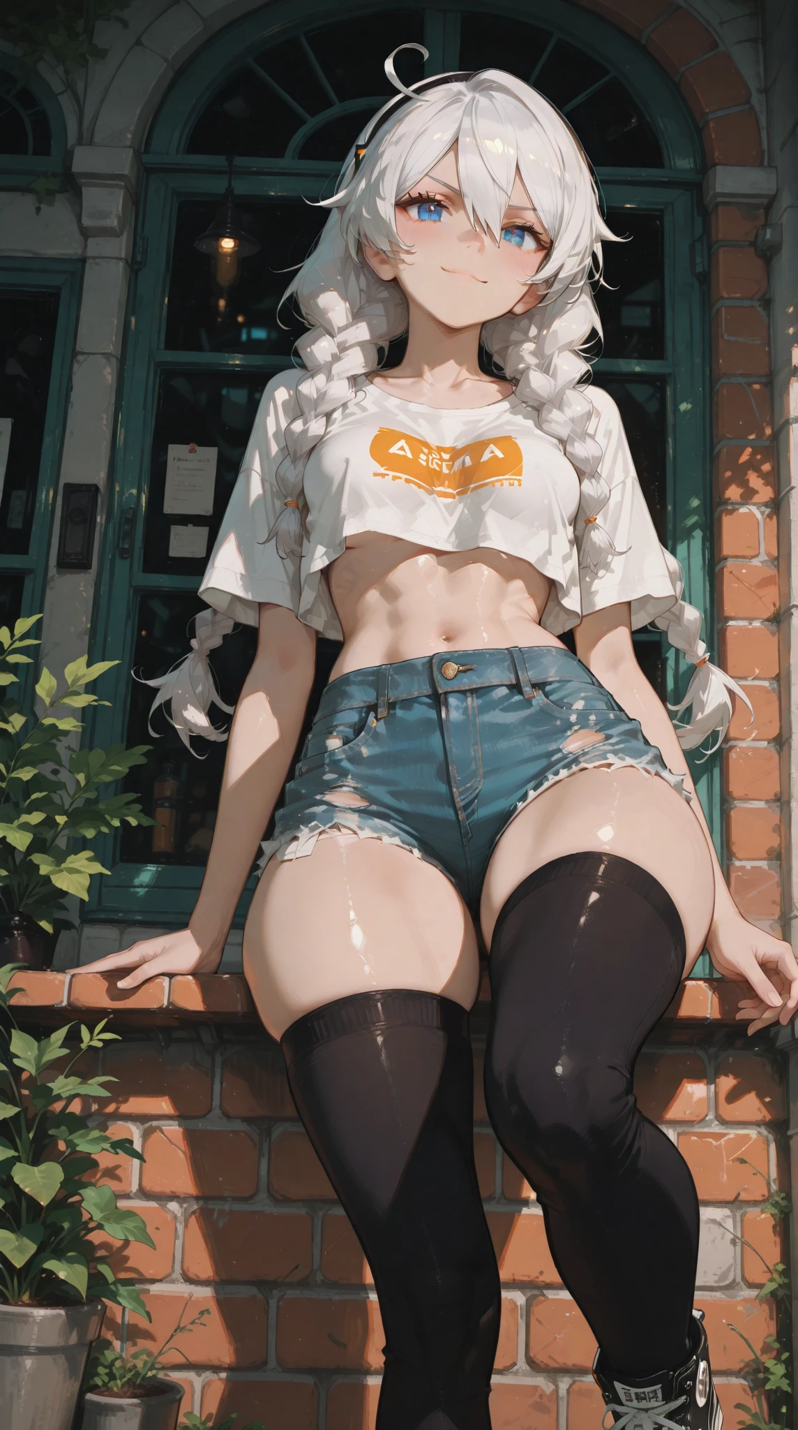 Hermosa piel detallada, cuerpo detallado, hermoso cabello detallado, sexy mujer con abdomen definido