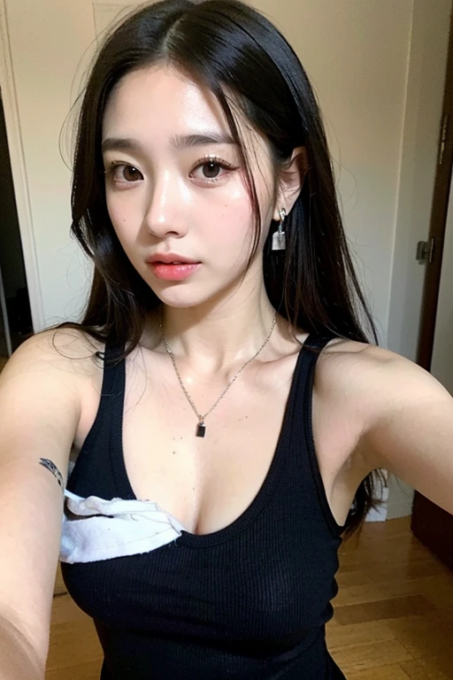 Jenni Blackpink HD with cute lips and huge, an Asian adult woman , beautiful hair, Arms pretty , seios grandes , fleshy lips, olhos bonitos, olhos bem bonitos