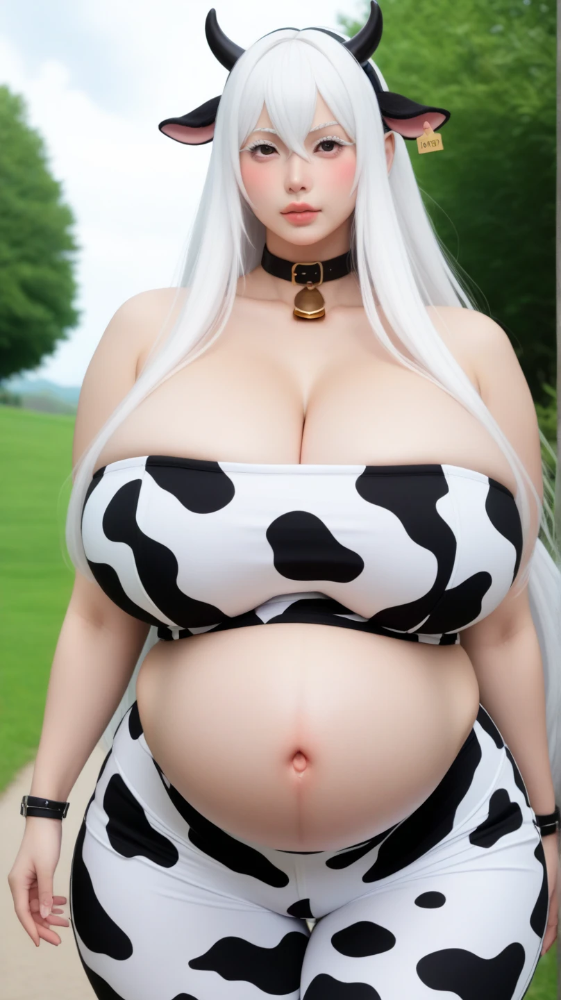 ((best quality)), ((Masterpiece)), (details), Slave Girl, My hair started turning white.,
collar, Still beautiful, Youthful look, Age 60, big breasts, Good shape, seductive pose, Pregnant, suckling breasts, bedroom, Have a smile, 3d, cartoon, アニメ,