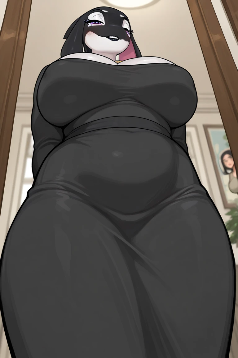 girl, white socks, no shoes, hips posing, fetish, standing at doorframe for a seductive pose, exhilarating bulge, thicc thighs, [ k digital art ], anime artstyle, bright sun, oily shiny skin, short hair, succulent girl figure, enhanced penis gland, a fit seductive horny dickgirl, navel, underboobs, large veiny see through clothed erection, expressive eyes, perfect face, masterpiece, ultra details, hdr, best quality