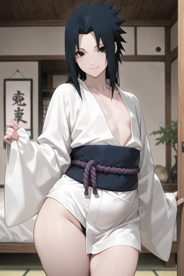 kochou shinobu, 1 girl, alone, Multicolored Hair, No bangs, Valletta, Purple eyes, amount, Haori, butterfly, japanese mansion, ((Highest quality)), ((Very detailed)), masterpiece, Confused, (fine grain, Deep Eyes), Detailed pupil, 1 female,(Happy:1.1),(smile:1.2),Bright Face, Tight waist, Medium Hips, wide thighs,anime,Completely naked,Nipples,Sex,Semen all over the body